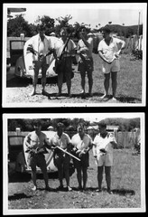 2x Lahore in Pakistan 1959 – The Fat Germans Are Here – 1950s – Photo 9x7cm
