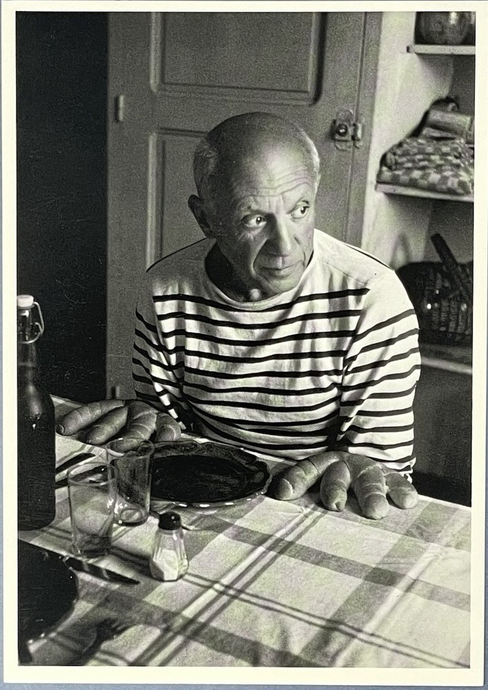 Pablo Picasso 1952 Fotofolio Art Print Card Photo By Robert Doisneau 4.25”x6”