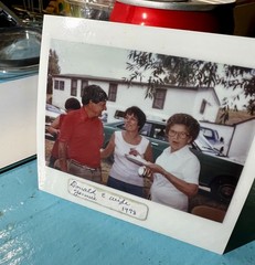 0nce in a life time a Vintage Polaroid Photo-this good -Vernacular photography