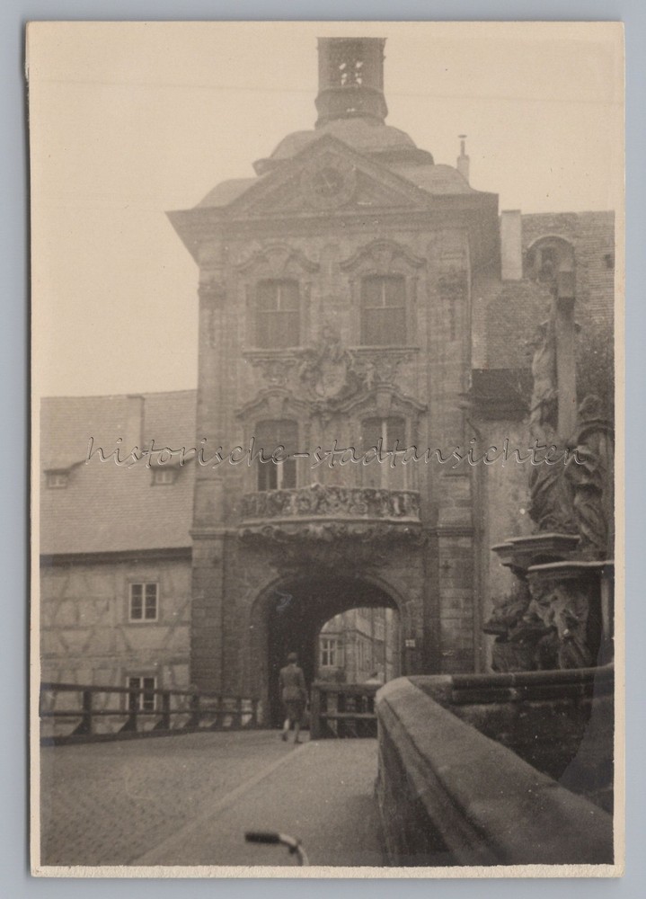 Bamberg 1949 – City Hall – Old Photo 1940s