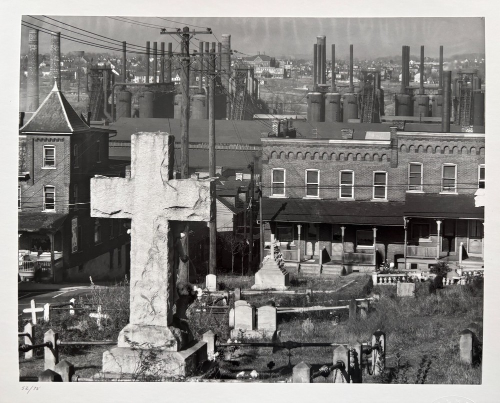WALKER EVANS Graveyard, Bethelem, Penn (1935) Orig Silver Gelatin Ed of 75