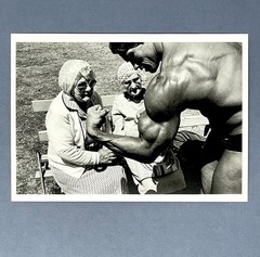 Arnold Schwarzenegger Art Print Card Photo By George Butler 1980 Fotofolio