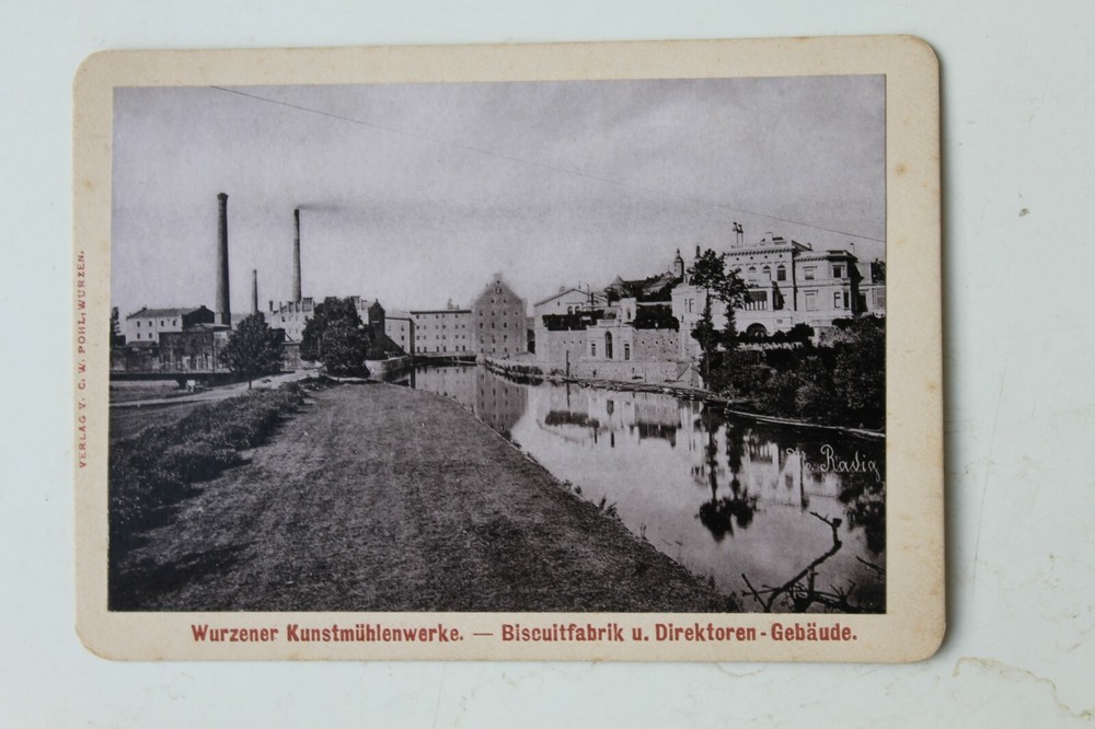 32789 Photo WURZEN Art Mills Works Biscuit Factory and Directors Building 1890