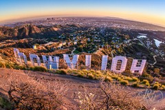 Hollywood Sign California Canvas Print Any Size Landscape Various Sizes