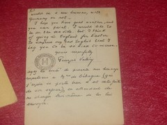 Laure Albin Guillot 1943 / Portrait Of Francois Valery + Signed Autographed Card