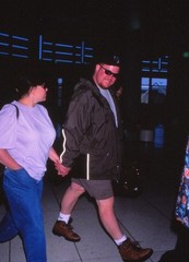 Dia Roseanne Barr & Husband Thomas Arnold 1997 KB Format Photographer P9-7-2-2