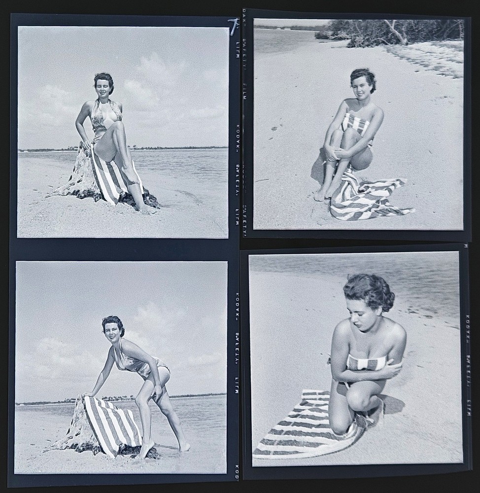 Bunny Yeager Estate Vintage Original Negative of Lynn Brooks