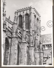 Photo England York Minster Cathedral Gothic Architecture 1959