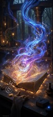 Magic Spell Book – Digital Image Picture Phone Background AI Art, 10 images #11