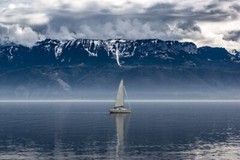 Digital Image Picture Photo Pic Wallpaper Background White Sailboat Body Water