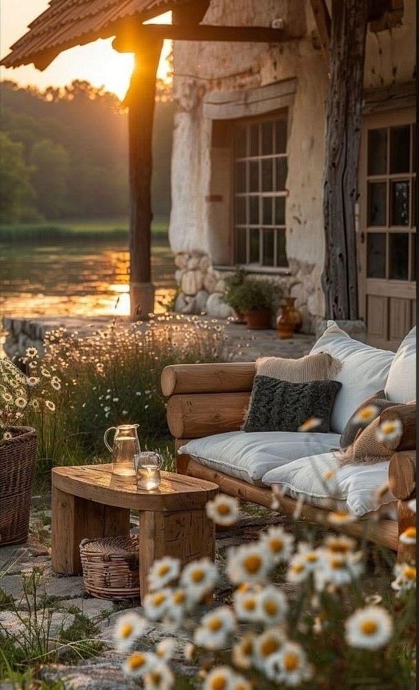 8*10 cozy cottage house photo print warm beautiful home wall art decor bedroom