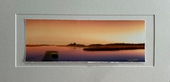 Doug Cavanah original signed matted panoramic picture “Early Morning Solitude”