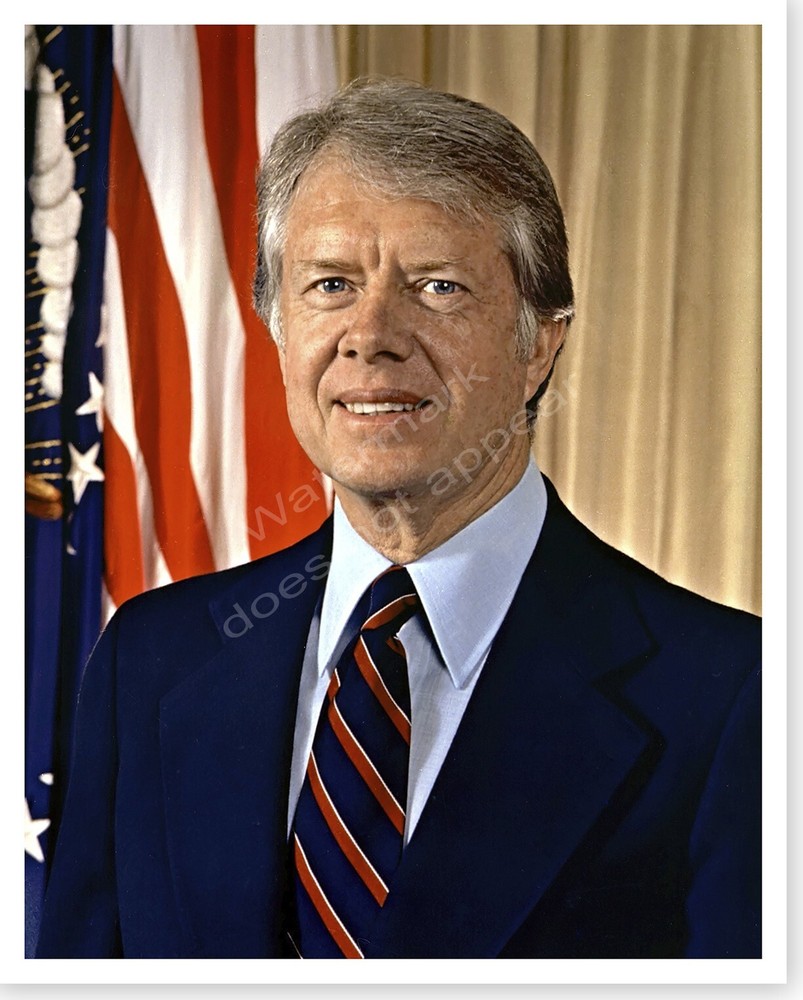 President Jimmy Carter 1978 Official White House Silver Halide Photo