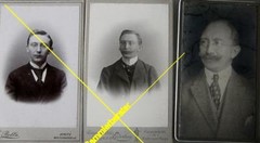 Lot of 12 Hard Photos Portraits etc circa 1880 to 1910 (18064)