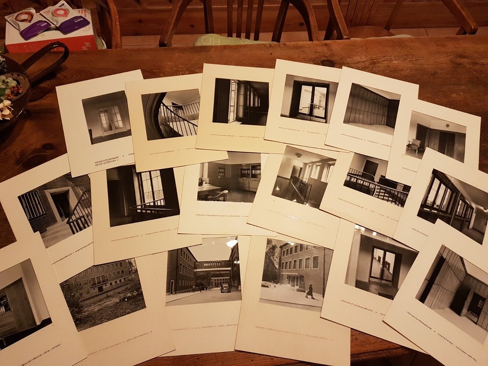 Bundle Original Photography Herzberger Paper Factory Administration Buildings 1950s