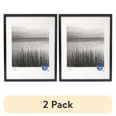 Black Gallery Picture Frame 14×18 Matted to 11×14 Wall Display Art Decor New