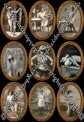 antique tarot card cards deck rare erotic art vintage brothel cartomancy oracle