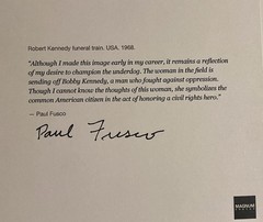 Mint! SIGNED PAUL FUSCO RFK FUNERAL TRAIN 2019 LIMITED EDITION MAGNUM 6×6 PRINT