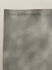 MAN RAY, ‘NANCY CUNARD, PARIS 1926’ RARE AUTHENTIC 1988 ART PRINT