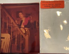 3 Norman Rockwell 1952 Negatives Of Him In His Studio, Grabbing Props Rare