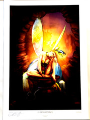 TINKERBELL CHRIS EHNOT EXCLUSIVE LIMITED EDITION SIGNED 13.5 X 19 ART PRINT NM+