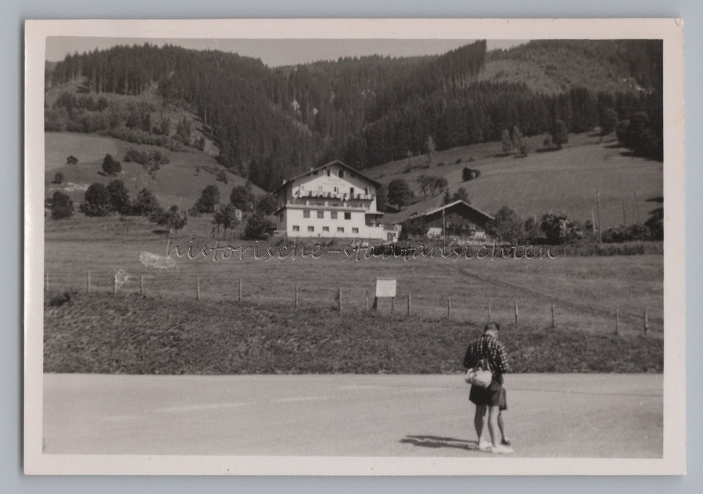 Zell am See Austria 1952 – Gasthof Schmittenhöhebahn – Old Photo 1950s