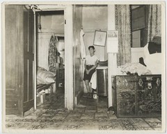Arnold EAGLE: Tenements, One Third of a Nation, NYC, 1938 / PIX-K / STAMPED!
