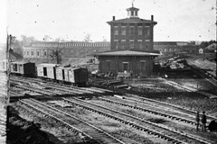 New Civil War Photo: Western and Atlantic Railroad Depot in Atlanta – 6 Sizes!