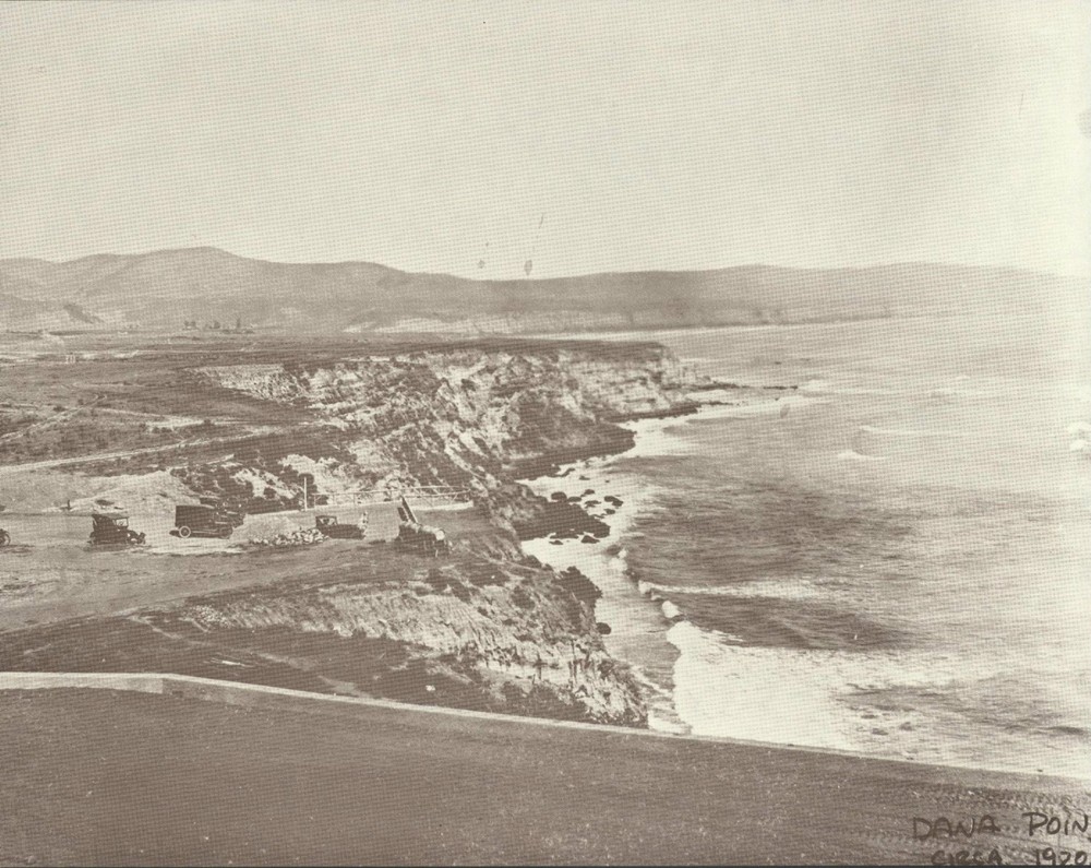 DANA POINT Calif VINTAGE 1920’s Aerial Photo Print #1252 11″ x 14″