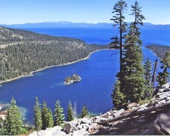 EMERALD BAY STATE PARK Glossy 8×10 Photo Landmark Print Wall Art Poster Lake