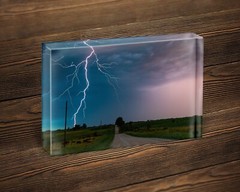 Lightning photography print nature wall art picture country landscape photo