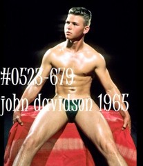 VINTAGE MALE PORTRAIT #0523-679-JOHN DAVIDSON 1965 -free shipping USA