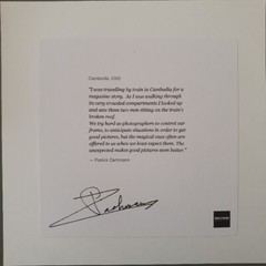 PATRICK ZACHMANN – SIGNED PHOTO – MAGNUM SQUARE PRINT LIMITED EDITION