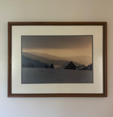 Carl R Sams II – Limited Edition – Signed – Winter Barn Mountain Photo 55/350