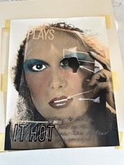 Judith Golden Plays It Hot 1977 Artist Proof AP Signed Photo Mixed Media 70s