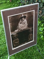 JEAN DULAC EDWARD CURTIS 1970s Nakoaktok Chiefs Daughter SIGNED PHOTOGRAPH PRINT
