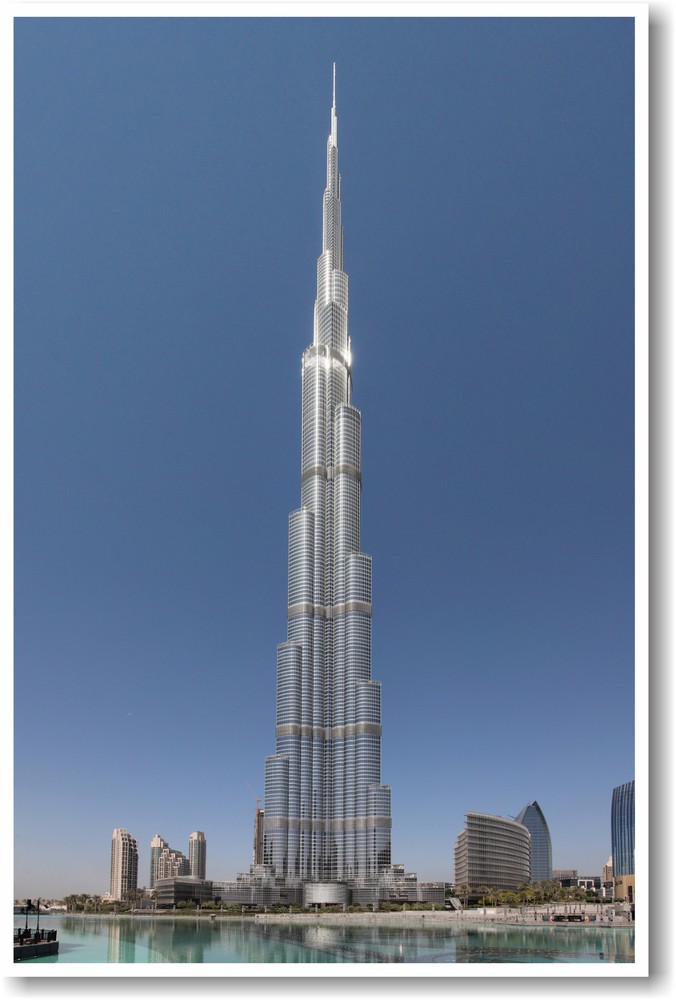 Burj Khalifa – Tallest Building in World! Skyscraper – NEW Architecture POSTER