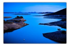 Lake Pleasant Arizona at Dusk Photography Prints – Canvas / Metal / Paper