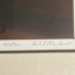 Signed Limited Edition Moody Photograph Chair By The Window Richard Alan Prout