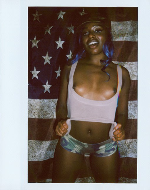 Original Polaroid Instax Wide Film of Beautiful Dakota #227E by J.C. Chang