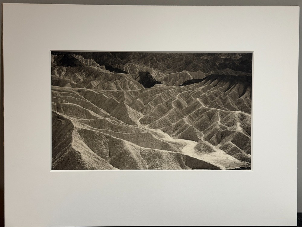 Dick Arentz, From Zabriskie Point, Death Valley, Palladium / Platinum Print