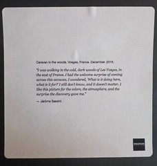 Jerome Sessini – SIGNED – “Caravan in the woods…” Magnum 6×6 Print FRAMED