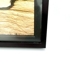 Art Photograph Stone Landscape Matte Frame 12 1/4″ x 9 1/4″ Lapidary Stonescape