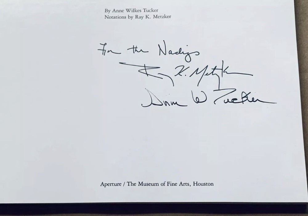 🎈RARE! SIGNED Ray K. Metzker, UNKNOWN TERRITORY PHOTOGRAPHS 1984 Callahan Frank