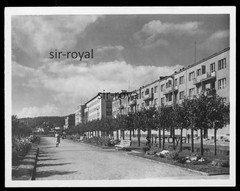 Goth Harbour around 1940 – Park in the Old Town – Gdynia Gdynia – Photo 9x7cm