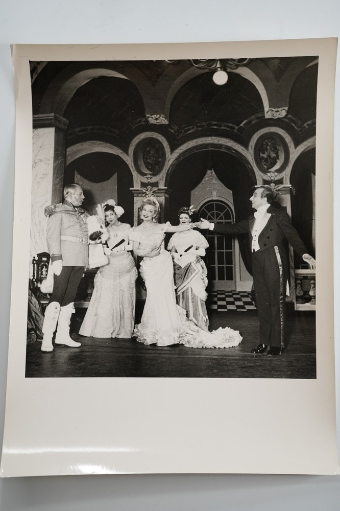Vintage Photo France Operetta Paris 18X24cm 1960