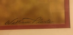 Luxury Automobile Art 13×9” Print Signed William Plante/ No Frame