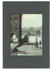 City Of Prague Czech Republic Bohemia 3-d Photo Reprint Stereographic Arts 5×7