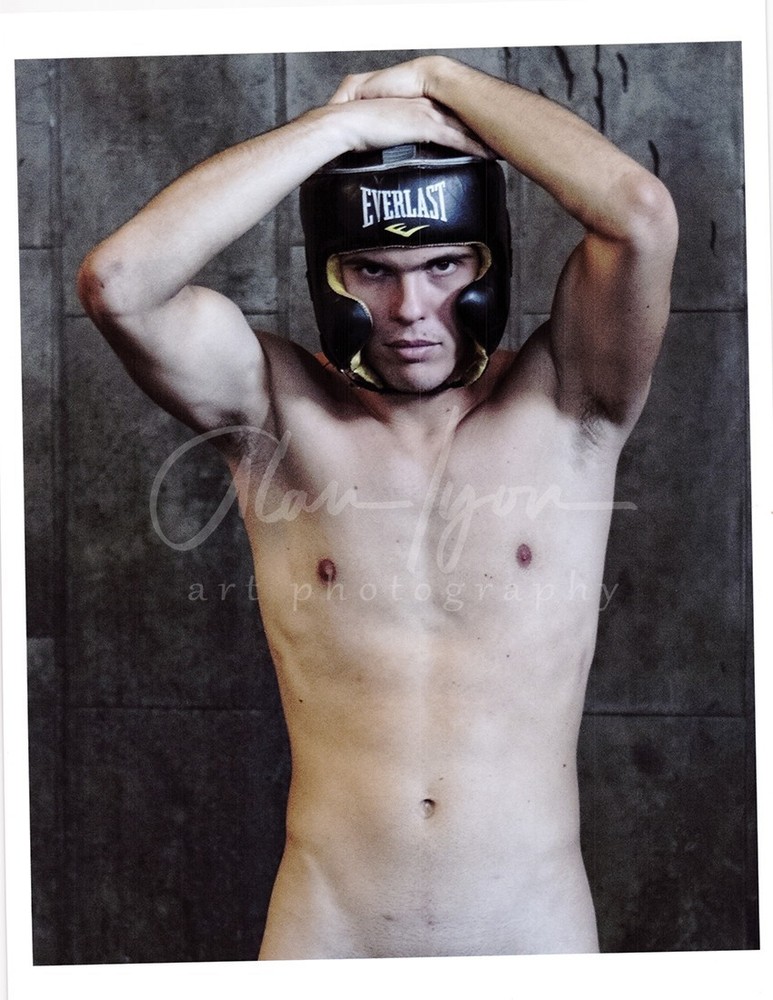 11 X 8.5 Alan Lyon Original Male Photo gay interest (15) Boxer Tony