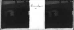 Bouchoir, War, Glass Plate Stereo Positive Antique Black & White 4.5×10.7 cm